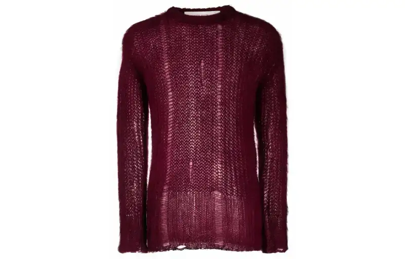 Golden Goose Sweaters Men's Red Crew Neck Moderate