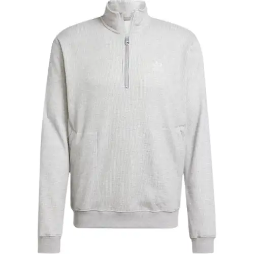 Adidas Trefoil Essentials Waffle 1/Zip Sweatshirt