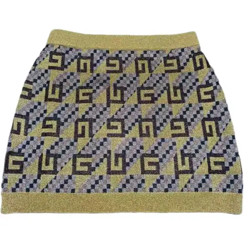 GUCCI Casual Short Skirts Women's Yellow