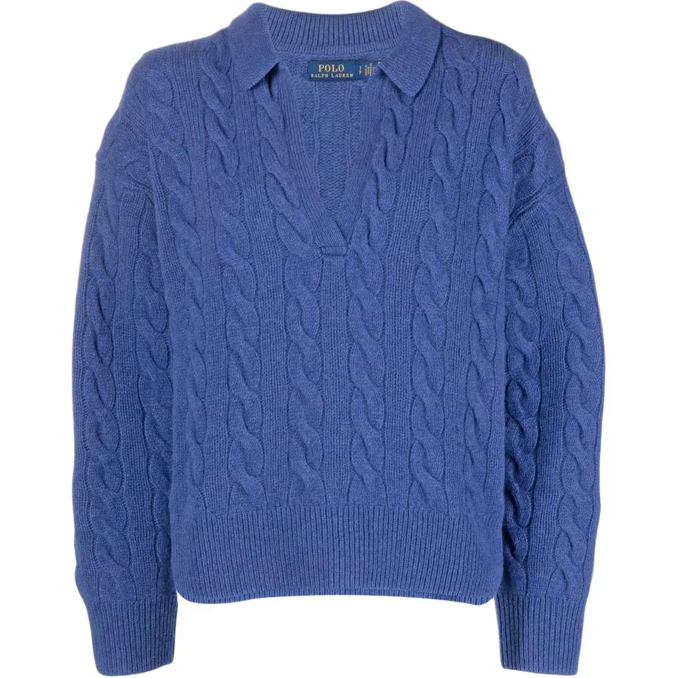 Polo Ralph Lauren FW22 Cashmere Sweater Women's Blue