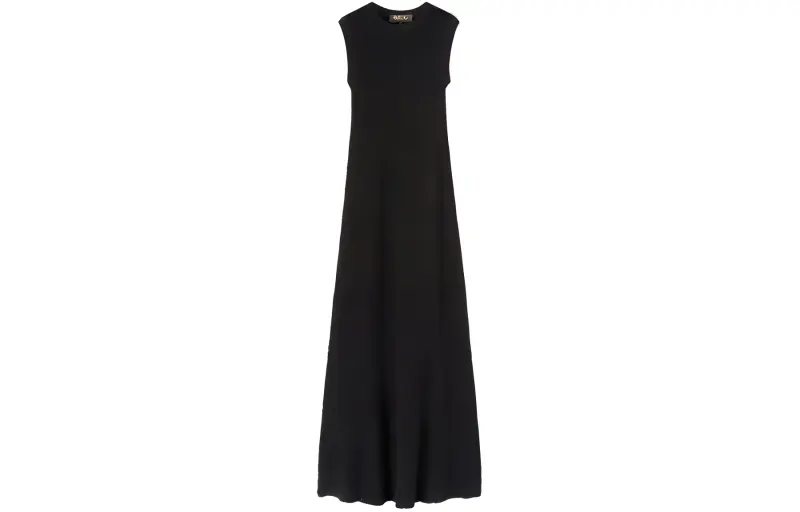 Loro Piana Engadin Dress Sleeveless Dress Women's Black