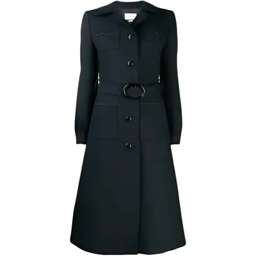 GUCCI Coats Women's Black Lapel Moderate