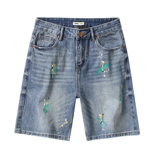 Jeep Denim Shorts Unisex P75DMWNE84 Blue