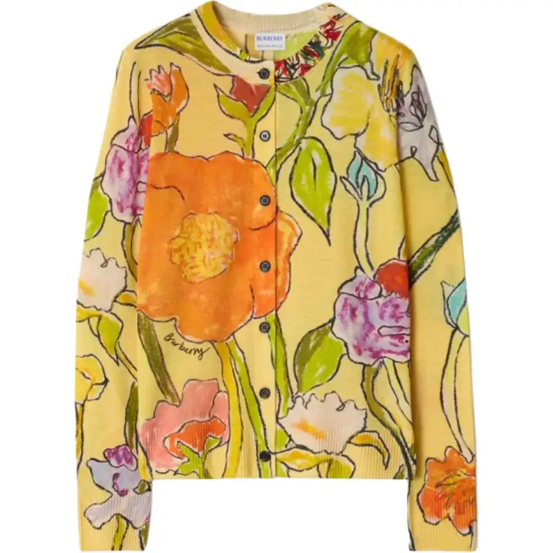 Burberry FW25 Sweater Women's Yellow