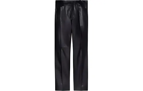 【Previous Season】straight-leg leather trousers