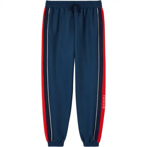 GUCCI Neoprene Sportswear Pants With Web