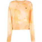 【Previous Season】tie-dye print logo-patch jumper