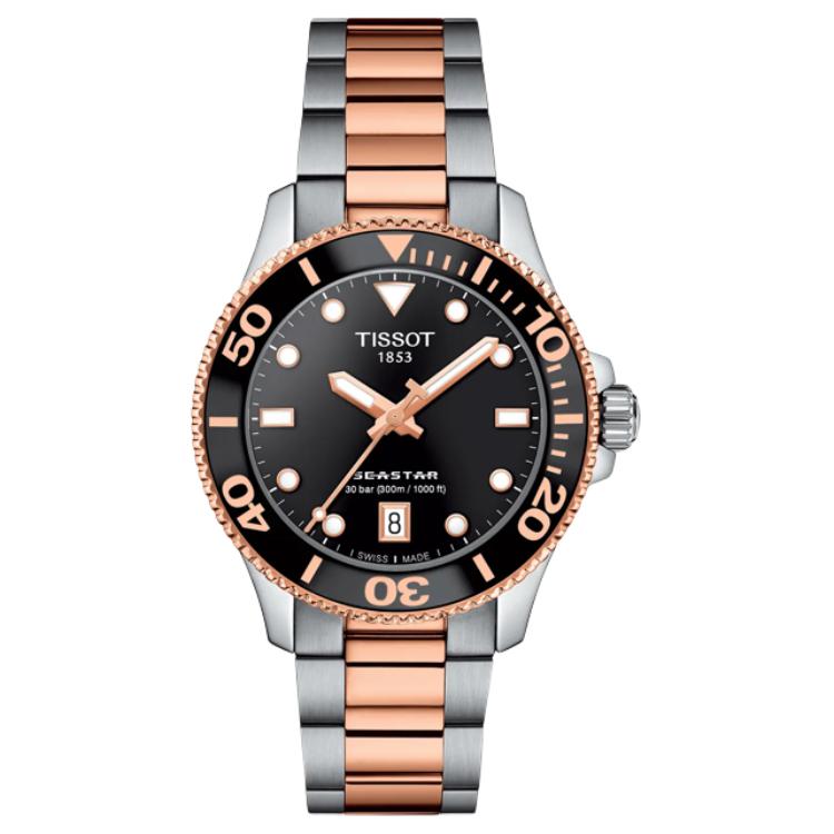 Часы TISSOT Seastar 36mm (черные)