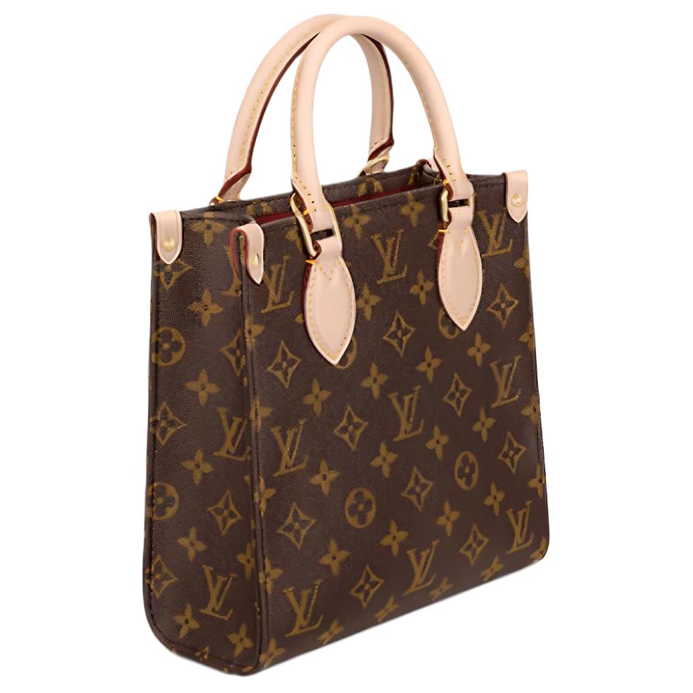 Сумка Louis Vuitton Sac Plat BB (коричневая) — фото 3