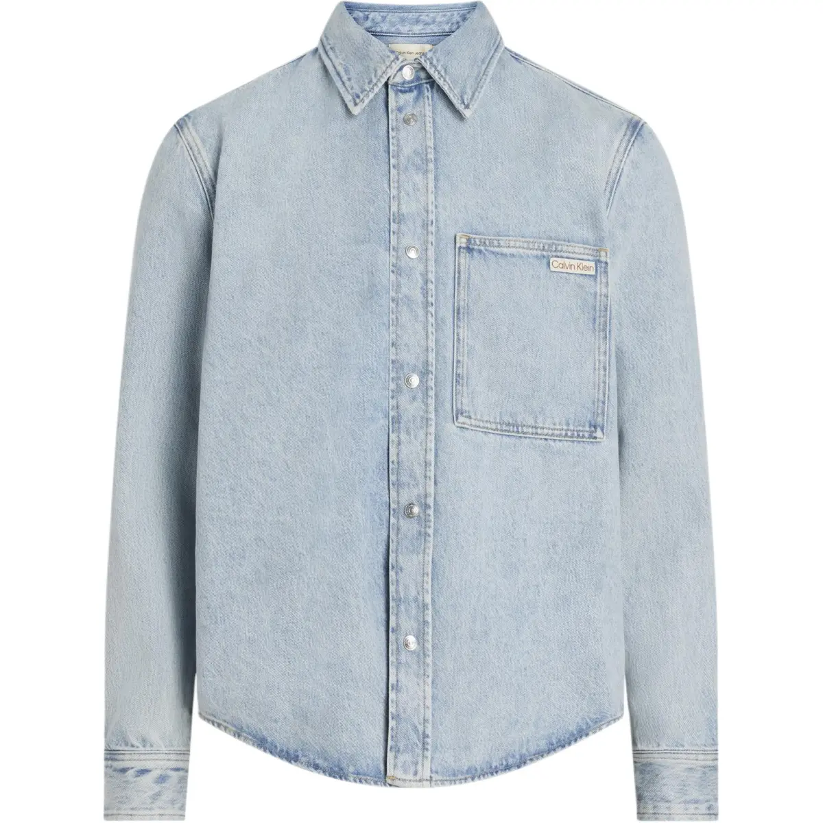 CALVIN KLEIN SS25 Denim Jacket Men's Blue