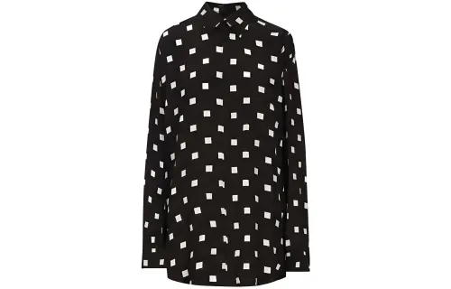 Balenciaga Oversized Fit Long Sleeve Shirt