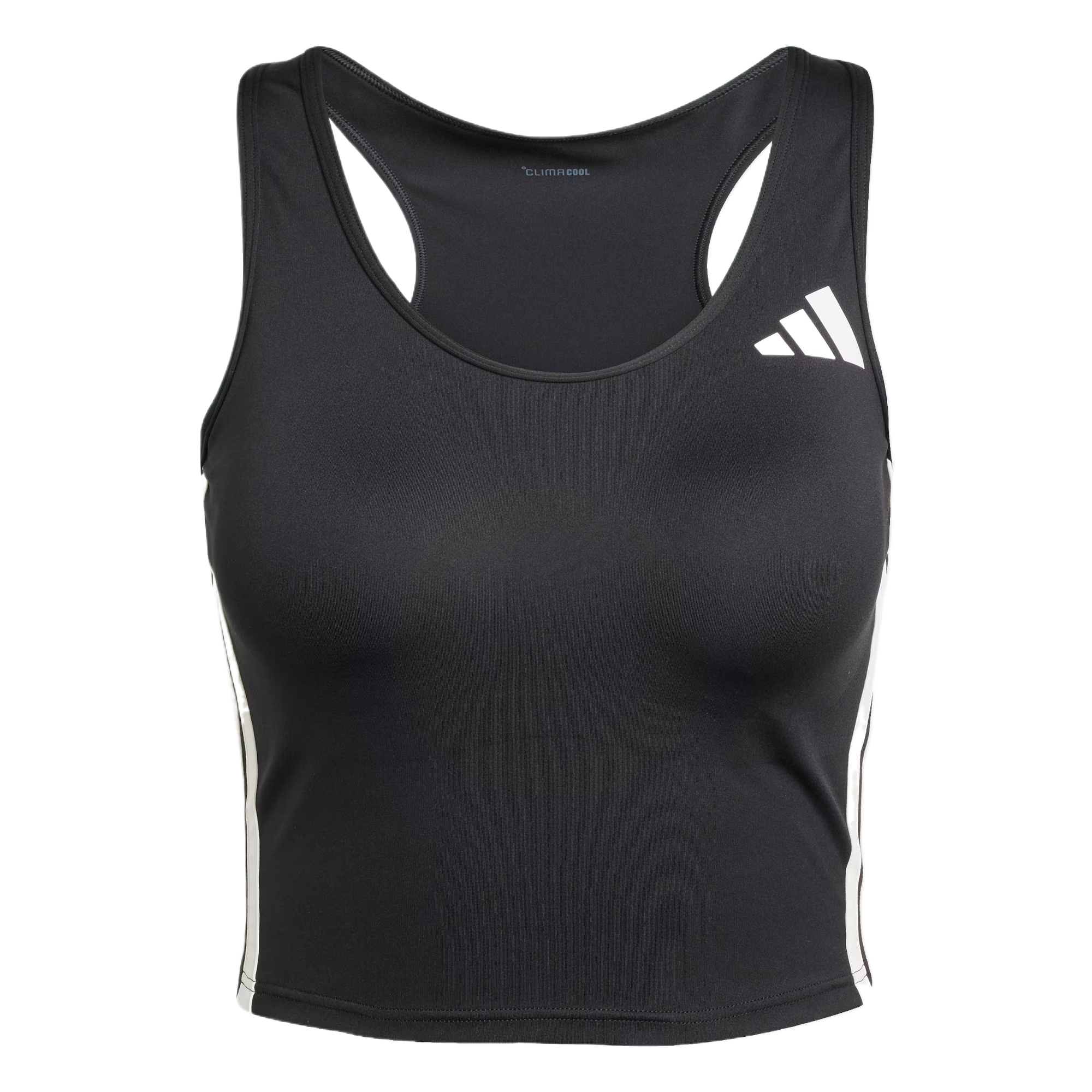 Adidas Free Shipping With AdiClub Train Essentials 3 Stripes Crop Tank Top