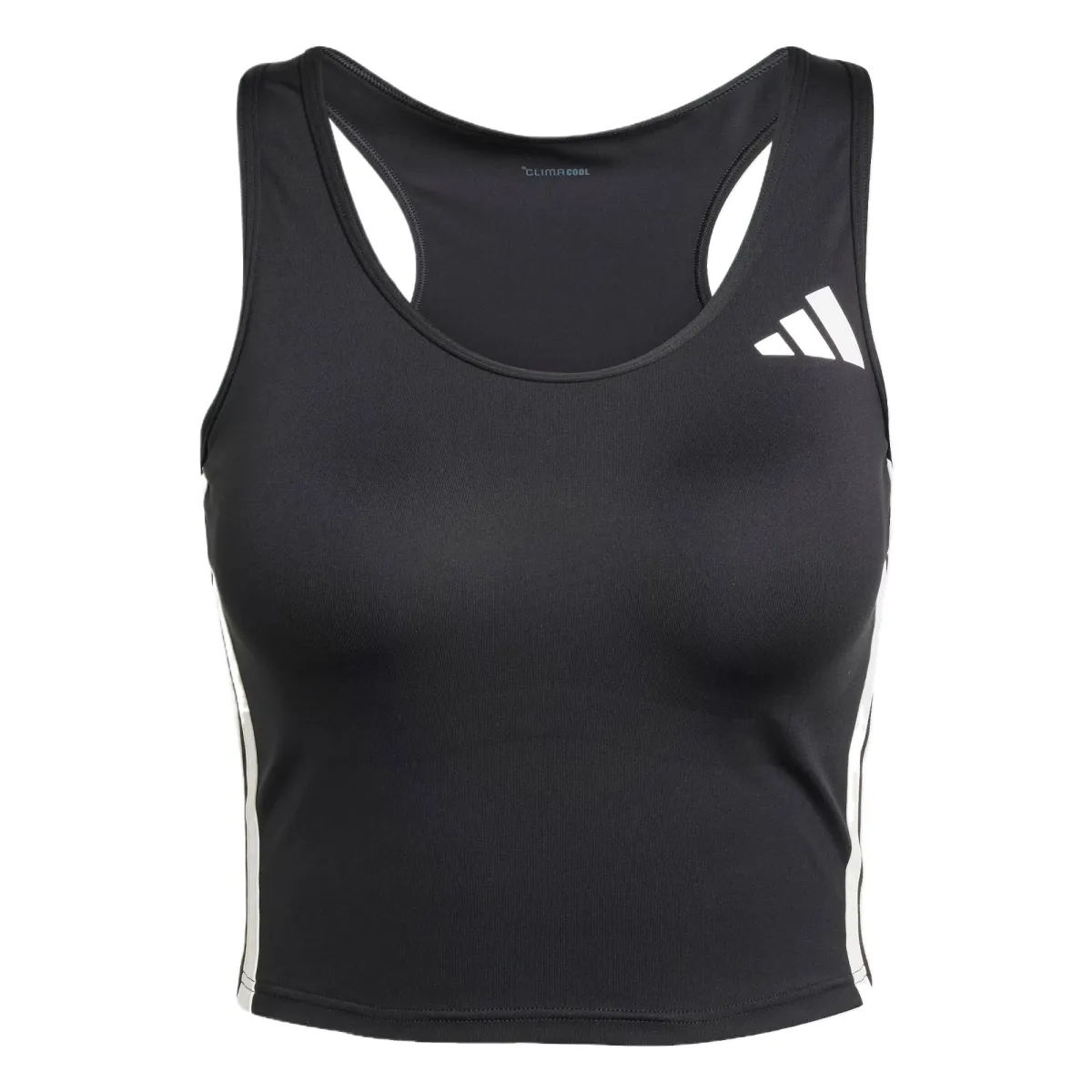 Adidas Free Shipping With AdiClub Train Essentials 3 Stripes Crop Tank Top