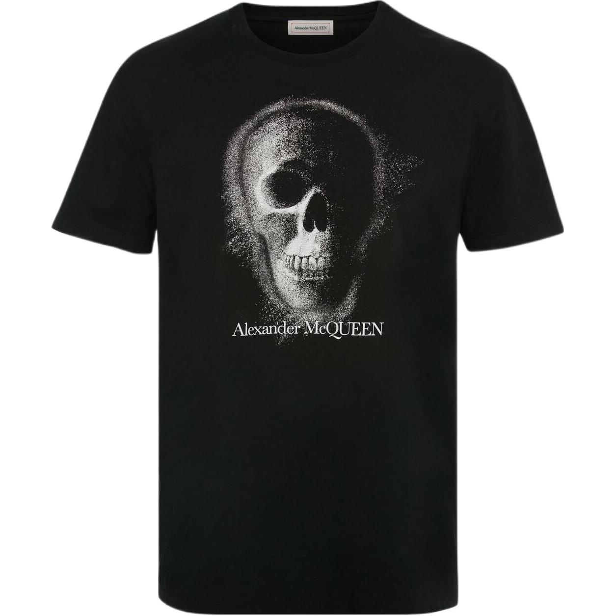 Мужская футболка Alexander McQueen (черная)