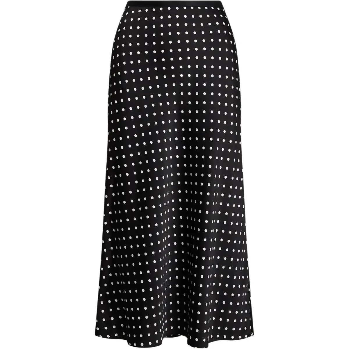 Polo Ralph Lauren polka dot-print midi skirt