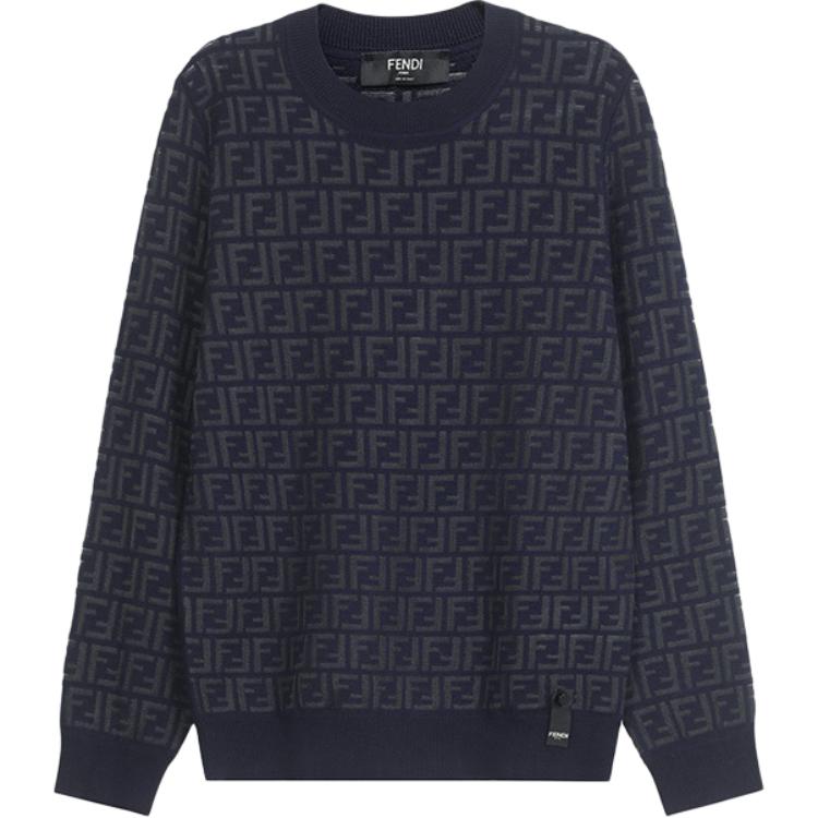 Мужской свитер Fendi (синий)