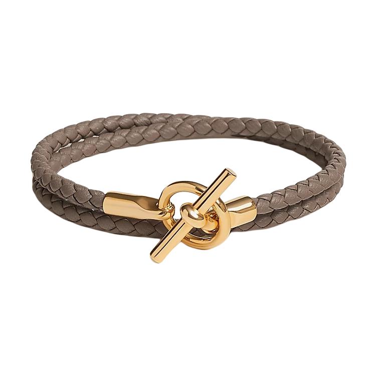 Женский браслет Hermes Glenan (коричневый)