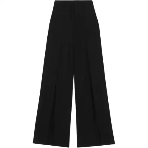 Burberry Wide Leg Trousers 'Black'