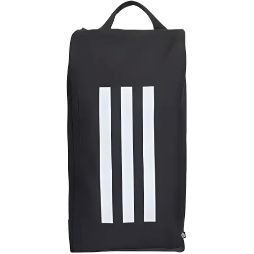 Adidas 3 Stripes Collaboration Recycled Polyester Plain Weave Fabric Shoe Bag Unisex Black