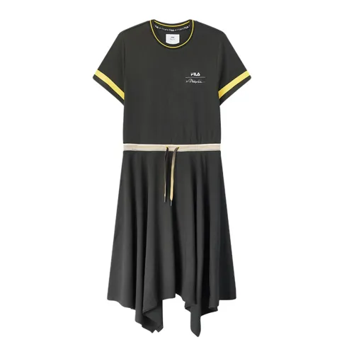 FILA x 3.1 Phillip Lim Short Sleeved Dress Women's Dark Green