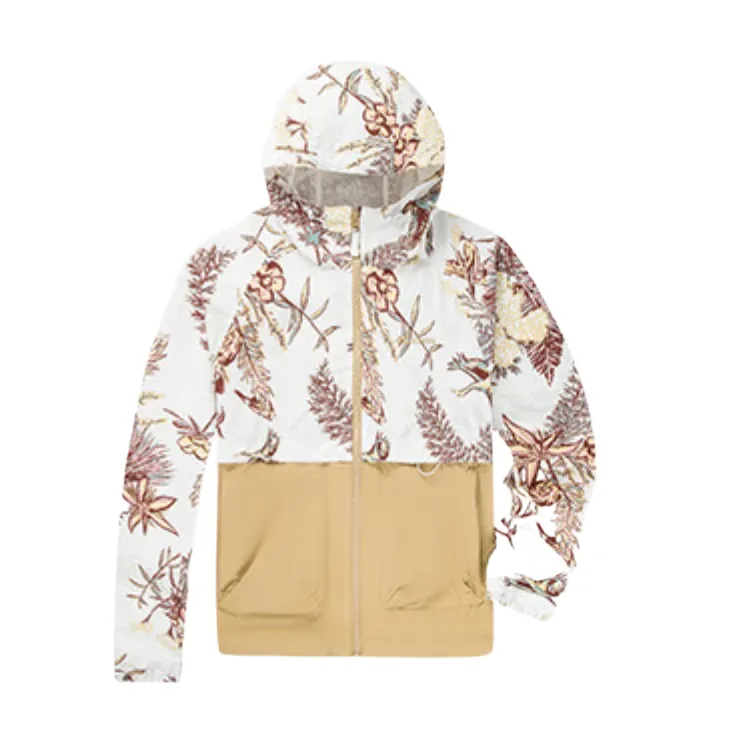 Columbia floral-print hooded jacket