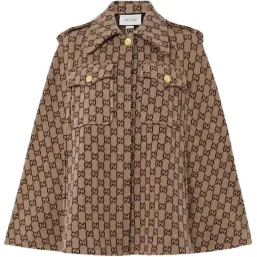 Gucci Gg wool cape