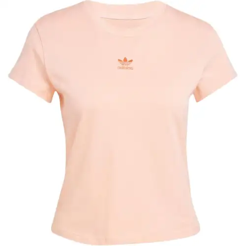 Adidas Women's Essentials Slim T Shirt Glow Pink