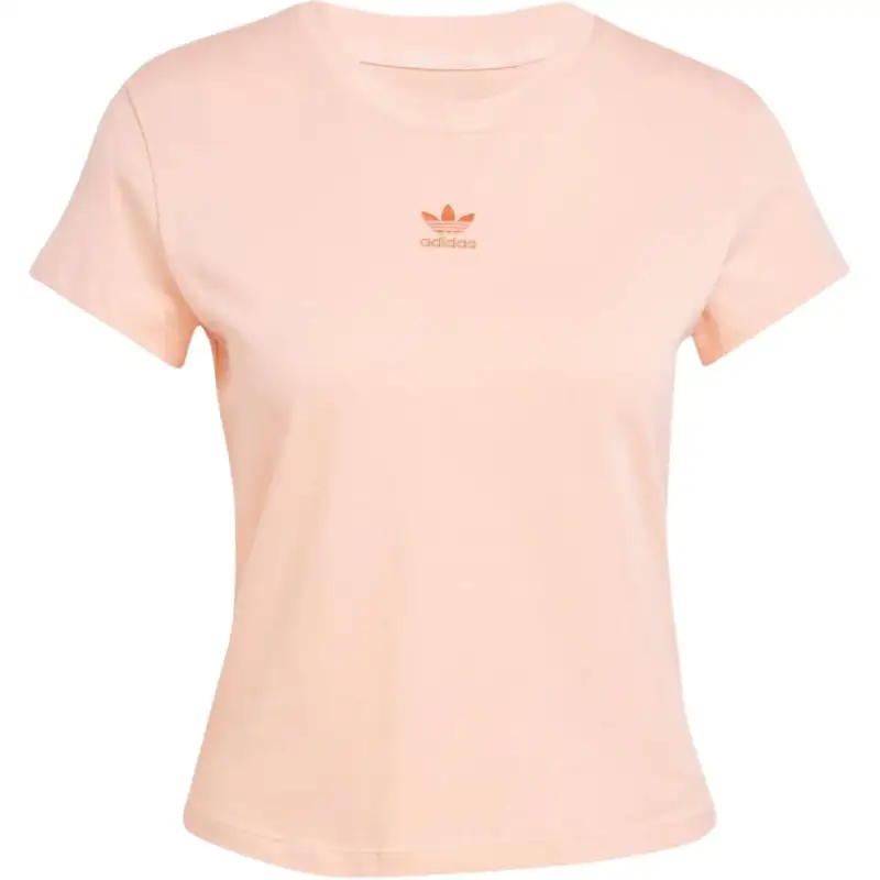 Adidas Women's Essentials Slim T Shirt Glow Pink