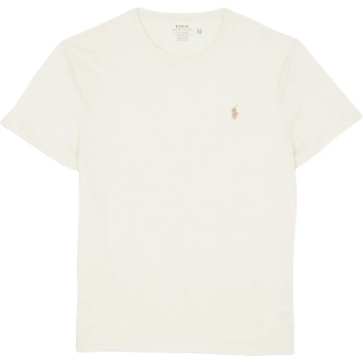 Polo Ralph Lauren T Shirt Custom Slim Fit Men's Cream