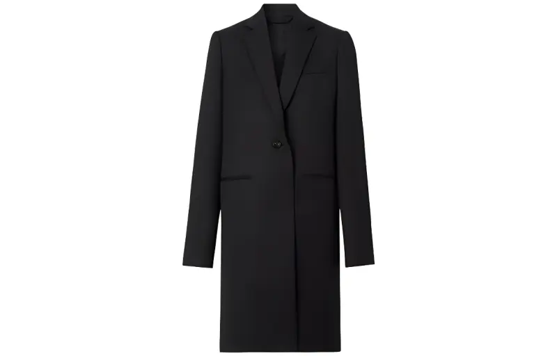 Burberry Trench Coats Women's Black Suit Collar Moderate Other