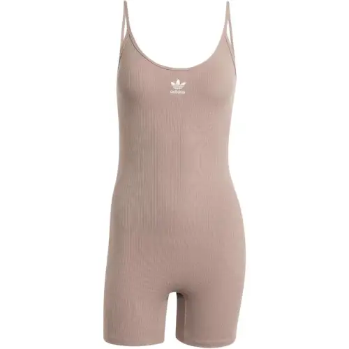 Adidas Women's Essentials Rib Bodysuit Trace Brown