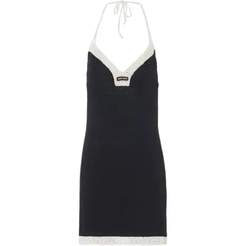MIU MIU Slip Dress Women's Black
