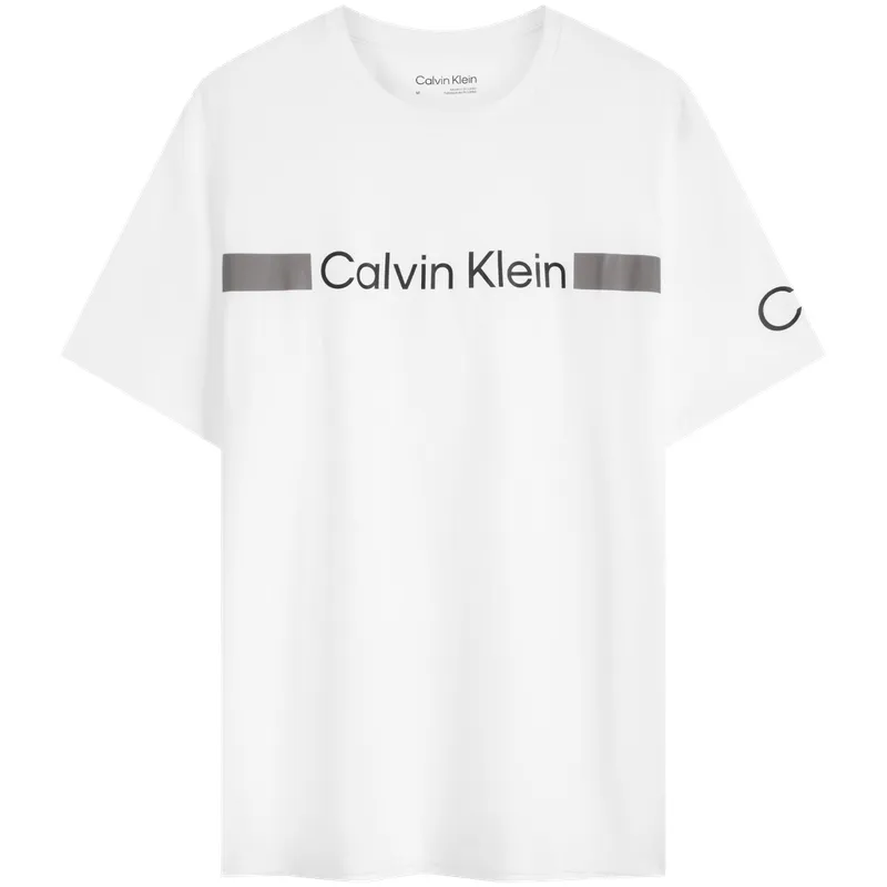 CALVIN KLEIN T Shirt Men's Moon White