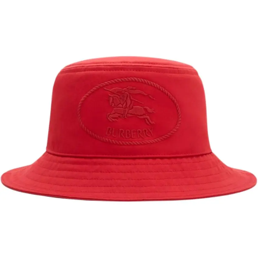 Burberry Equestrian Knight gabardine bucket hat