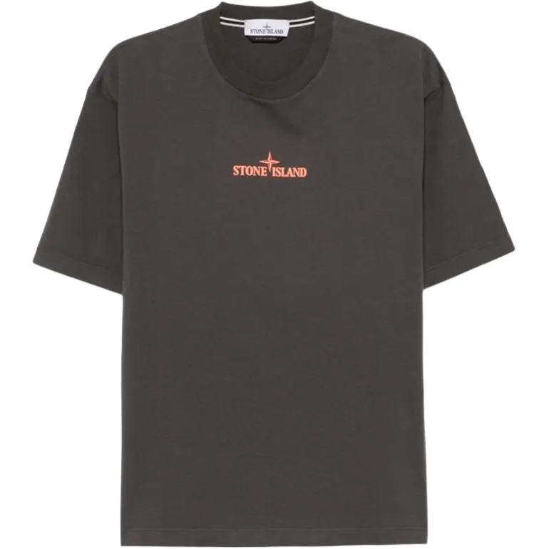 Stone Island Logo-Printed Crewneck T-Shirt