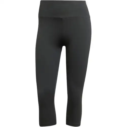 Adidas Women's Adicolor 3 Stripes Capri Leggings Black