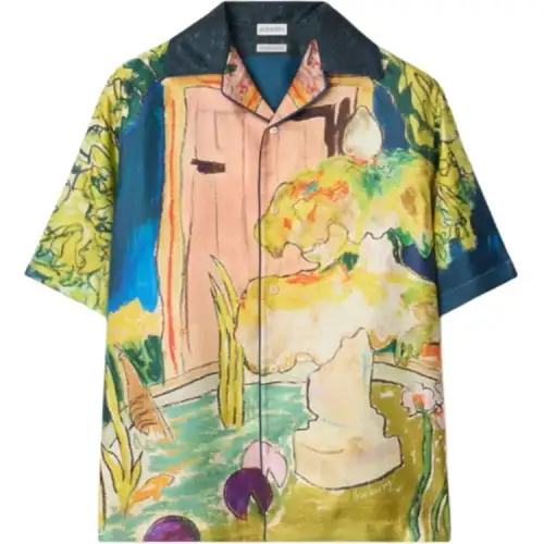 Burberry Shirt Men's Multicolor