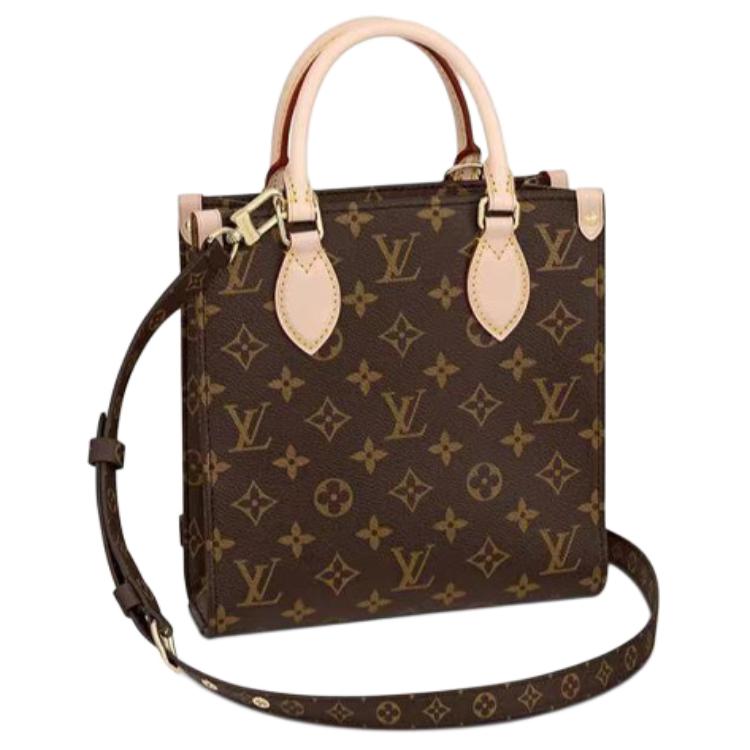 Сумка Louis Vuitton Sac Plat BB (коричневая)