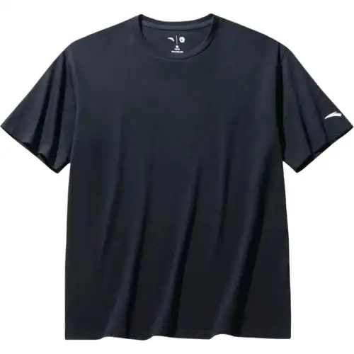 Anta Basketball Collection T Shirt Unisex Basic Black