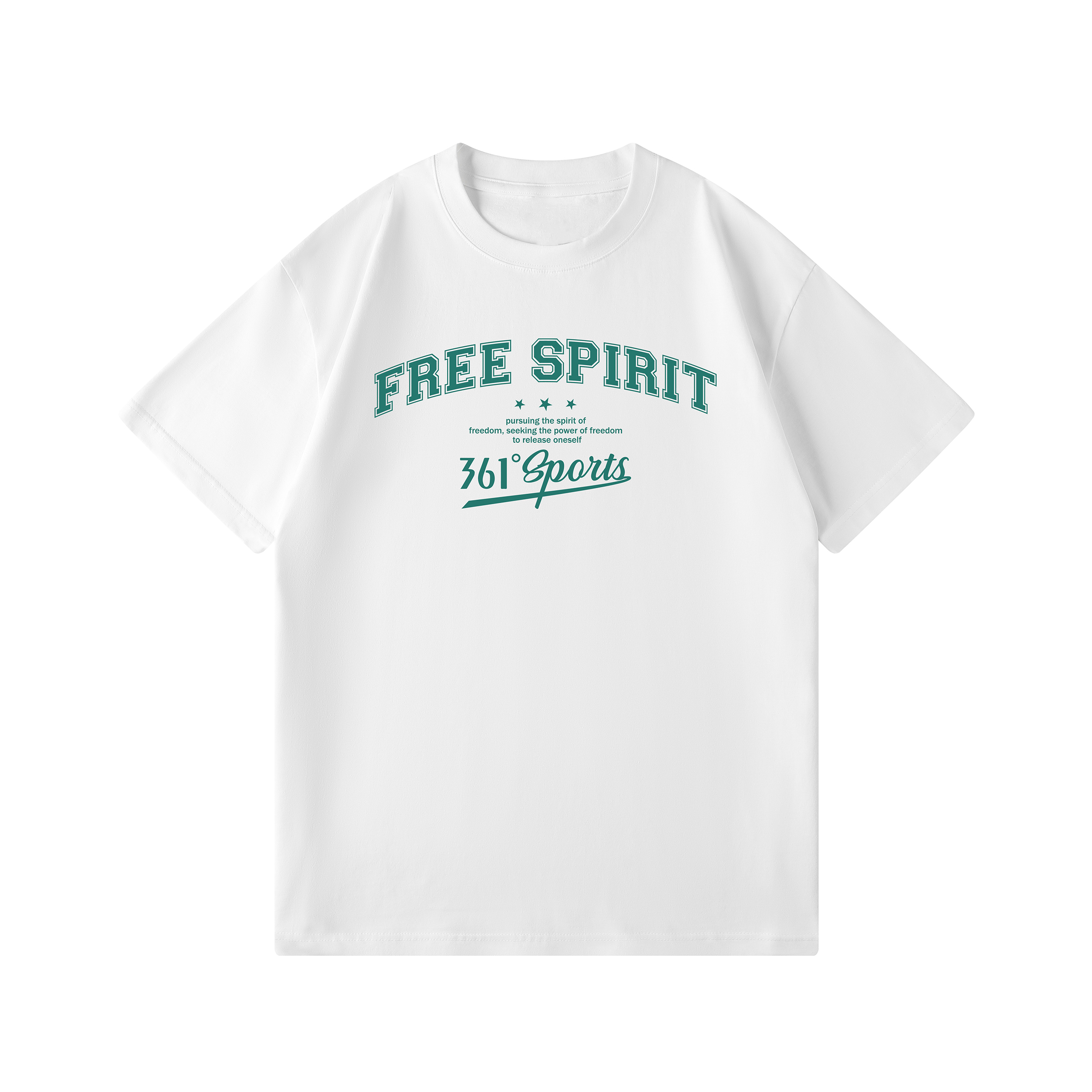Футболка 361° Cotton Print (белая)