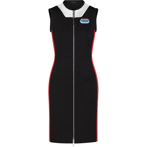 LOUIS VUITTON Sleeveless Dress Women's Black