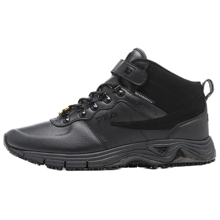 FILA Weathertech Abrasion Resistant Mid top Casual Shoes Men's Black