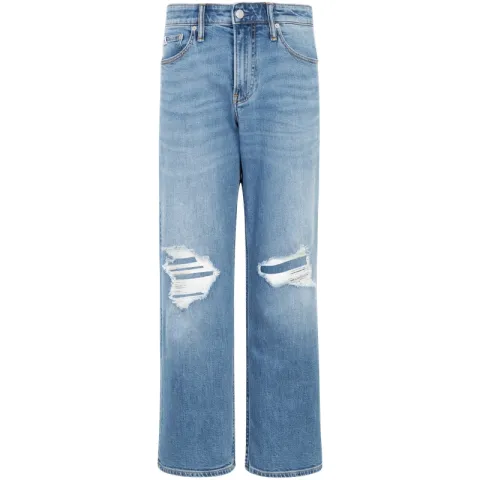 Calvin Klein Jeans Men's Blue Moderate Wide Leg Pants