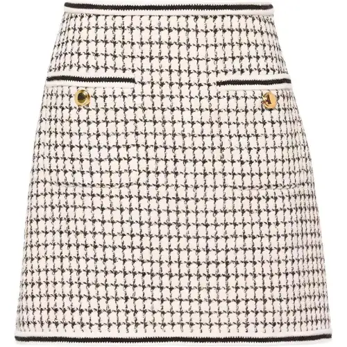 MIU MIU Casual Short Skirts Women's White
