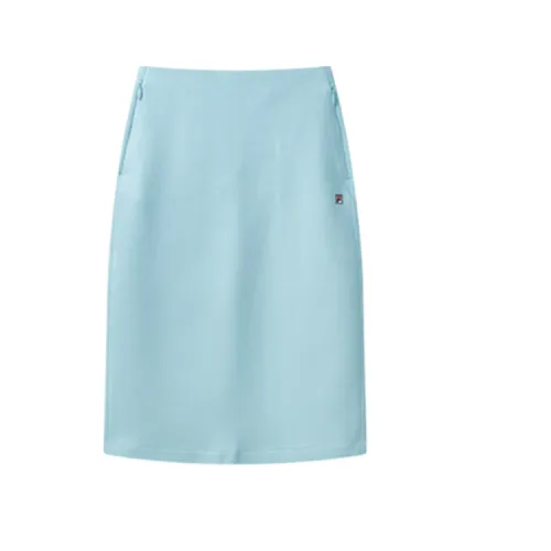 FILA Heritage Knit Long Skirt Women's Prussian Blue