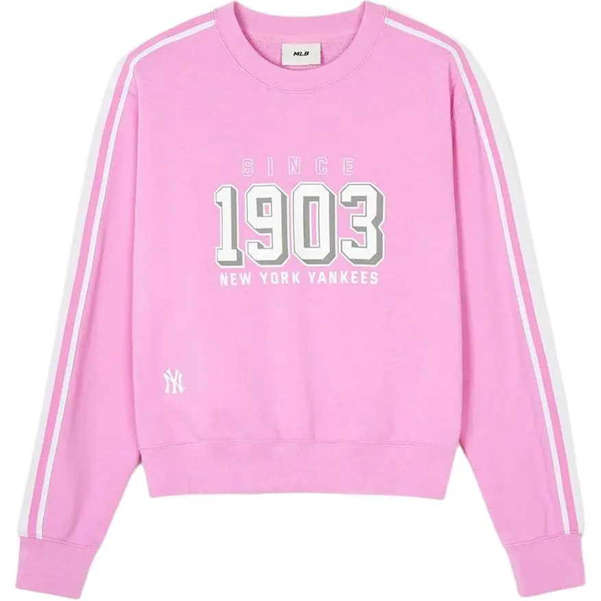 MLB SS24 New York Yankees Sweatshirt Women's Pink