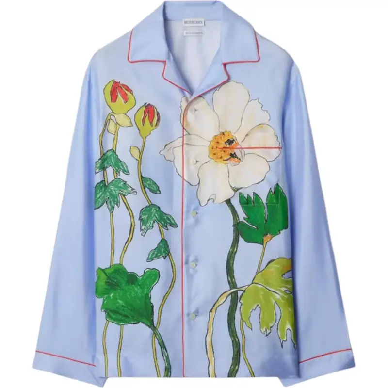 Burberry SS25 Shirt Women's Blue
