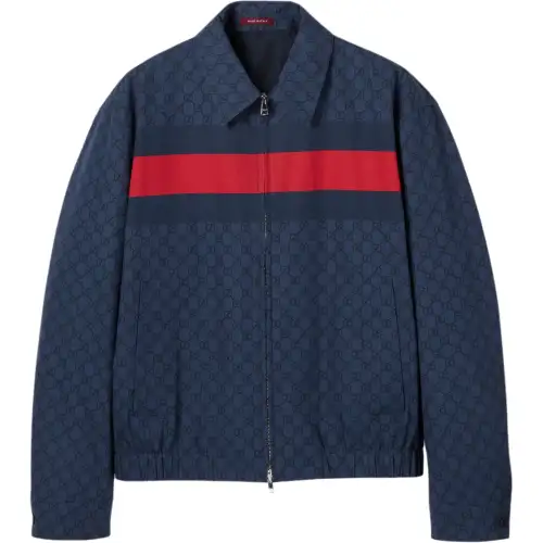 GUCCI Jackets & Coats Men's Blue