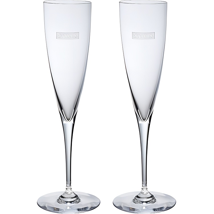 Supreme Supreme FW19 wine glasses 2-pack practical crystal champagne glass transparent glass