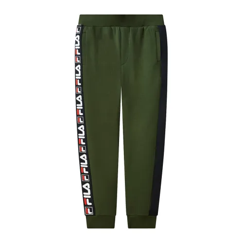 FILA ORIGINALE Knitted Sweatpants Men's Green